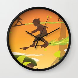 Bellforest (Eureka Seven) Travel Poster Wall Clock