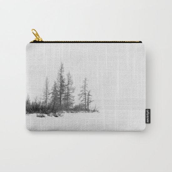 trees on white Carry-All Pouch