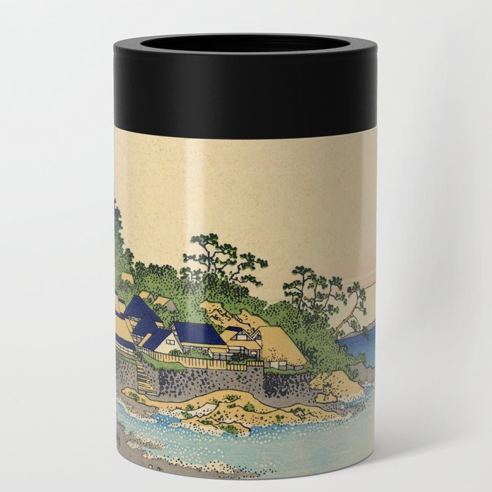 Katsushika Hokusai - Enoshima in Sagami Province Can Cooler