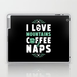 Mountains Coffee And Nap Laptop Skin
