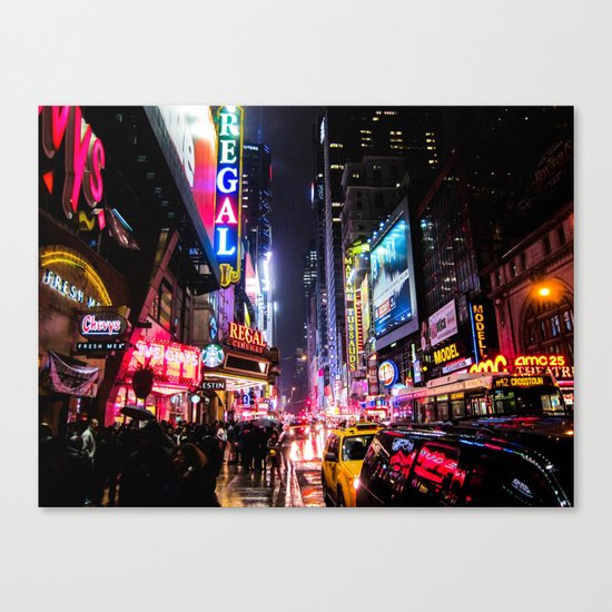 New York City Night Canvas Print