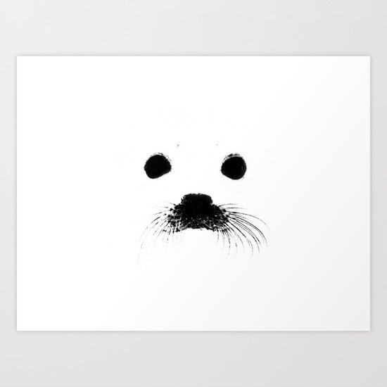 Seal your face Art Print