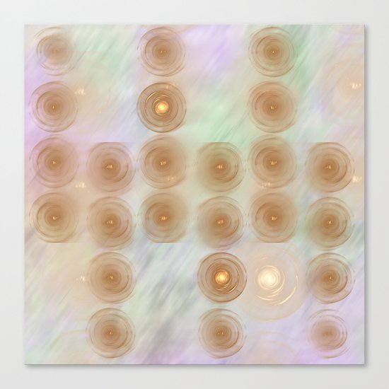 Abstract data crunching Canvas Print