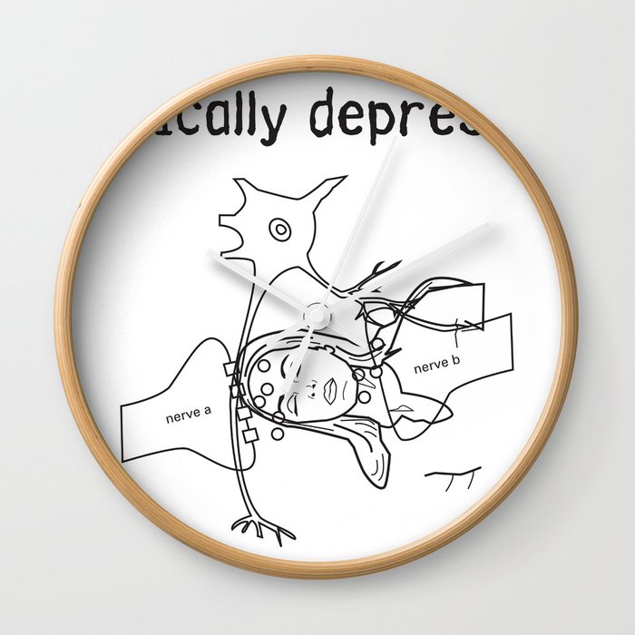 clinically depressed Wall Clock