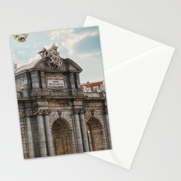 Spain Photography - The Beautiful Gate Called Puerta De Alcalá  Stationery Card