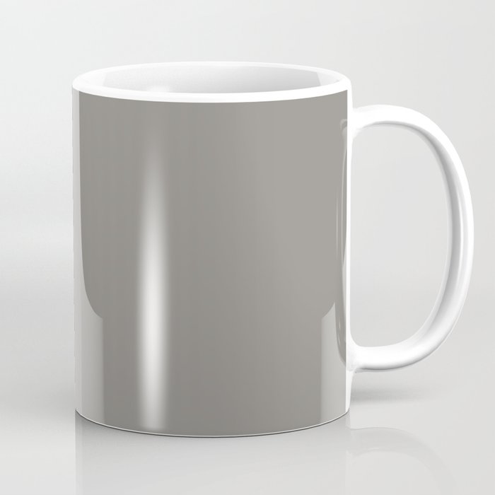 Middle Grey - solid color Coffee Mug