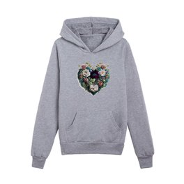 Flowers From the Heart, Nature's Love Kids Pullover Hoodies