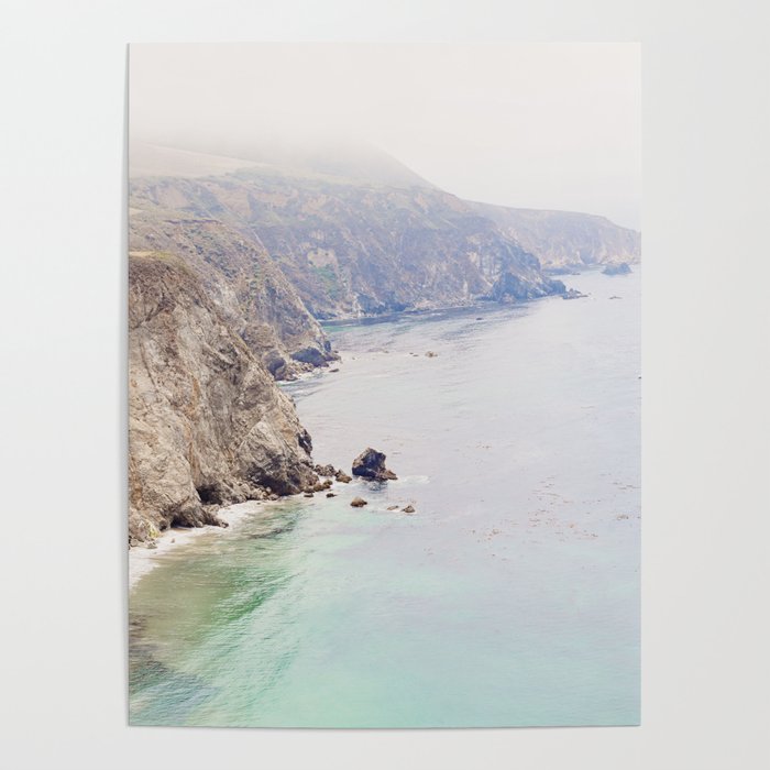 Wild Blue - Big Sur California Poster