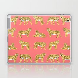Year of the Tiger in Vibrant Coral Laptop Skin