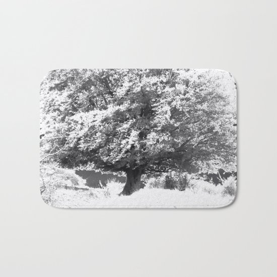 Snow Tree Bath Mat