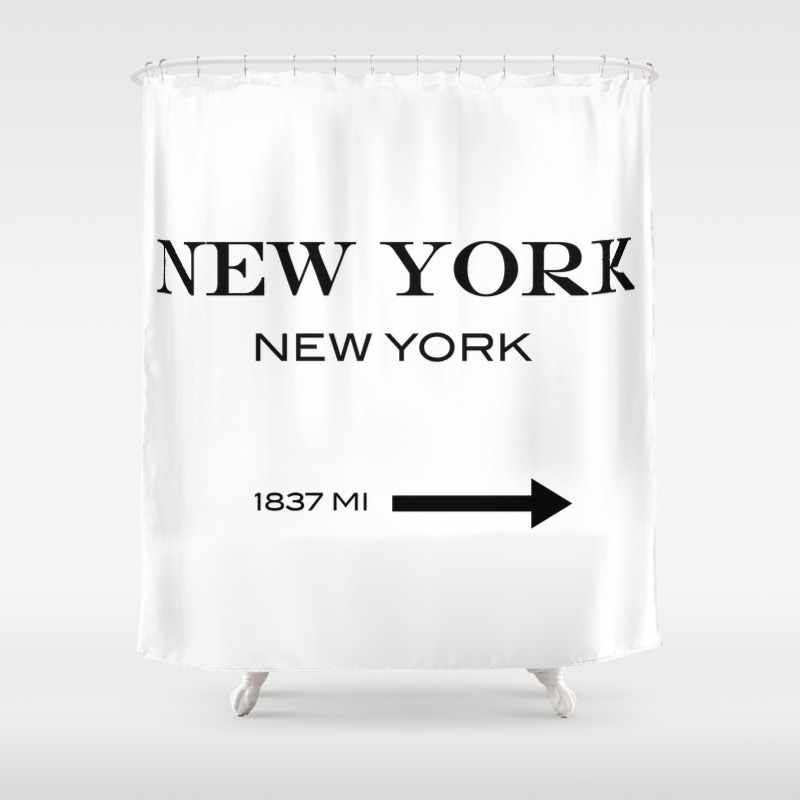 new shower curtain