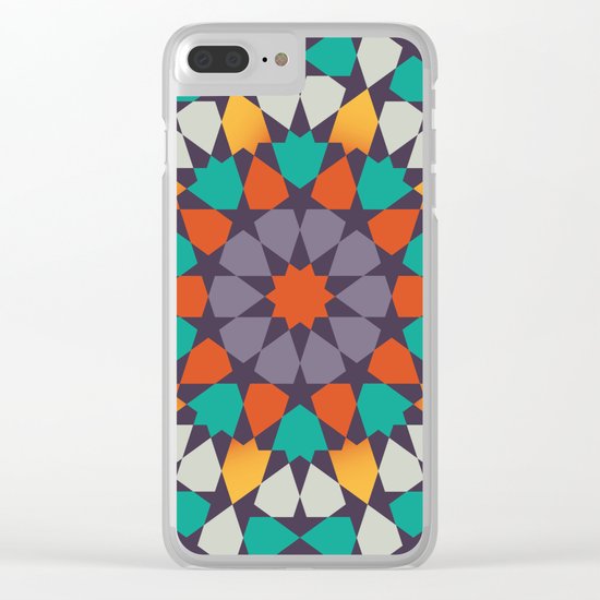 Scattered Petals Clear iPhone Case