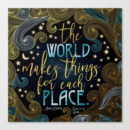 Rebel Of The Sands - For Each Place Canvas Print