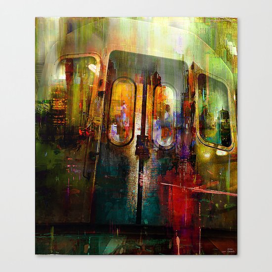 The last car Canvas Print