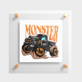 Monster Truck Floating Acrylic Print