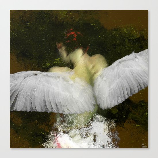 The angel of the hope Canvas Print