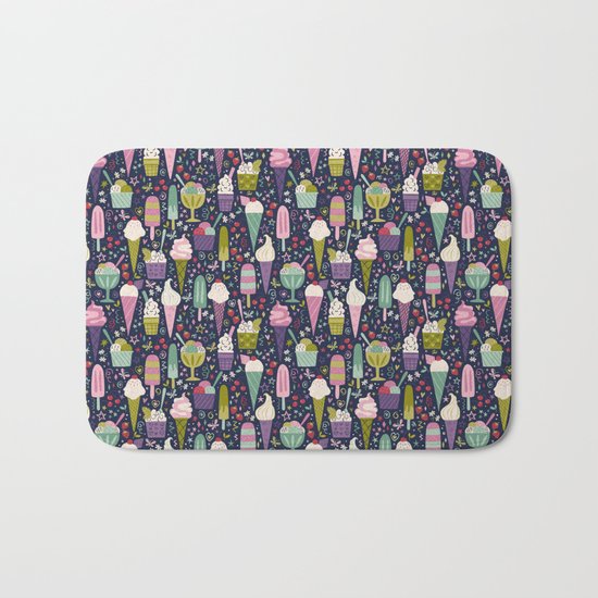 Summer Delights (dark) Bath Mat