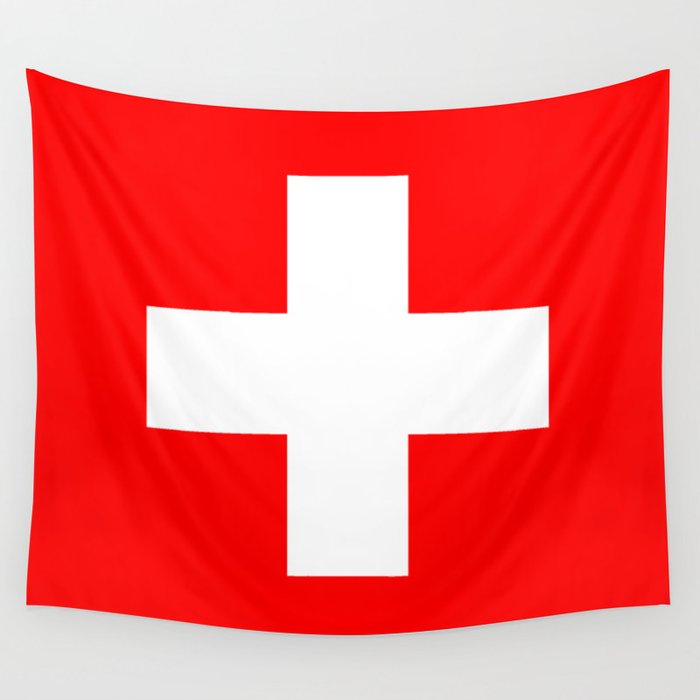 Flag of Switzerland Swiss Flag Wall Tapestry