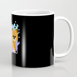 Dog Pixel Gaming Games Art Retro Mug