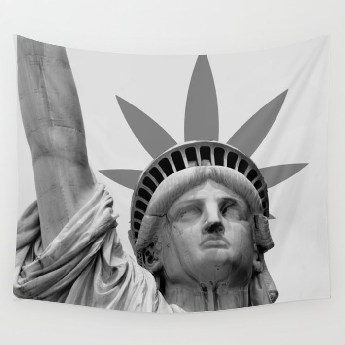 Liberty of Weed Wall Tapestry