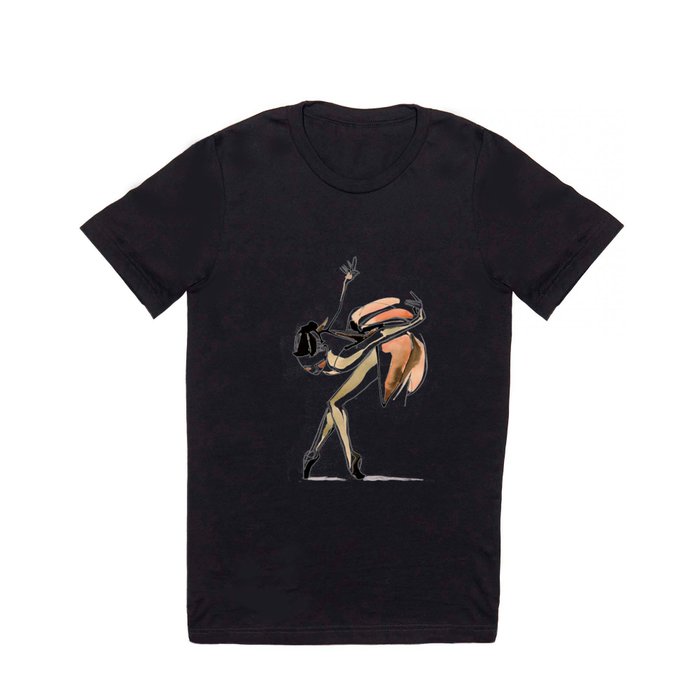 Dance Drawing Ballerina T Shirt