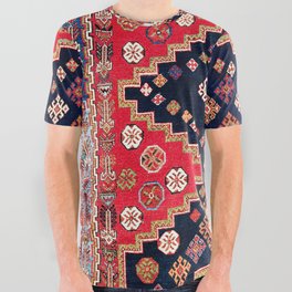 Afshar Kerman South Persian Rug Print All Over Graphic Tee