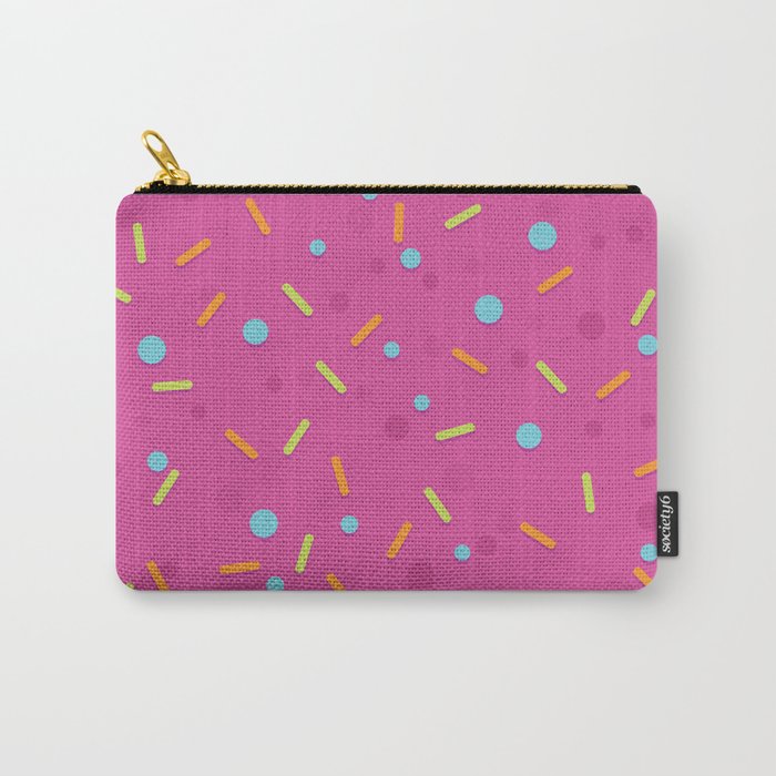Sprinkles (pink background) Carry-All Pouch