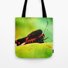 BFX | red 'n black (butterfly) Tote Bag
