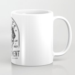 Concepto Emblema Policia Vintage Coffee Mug