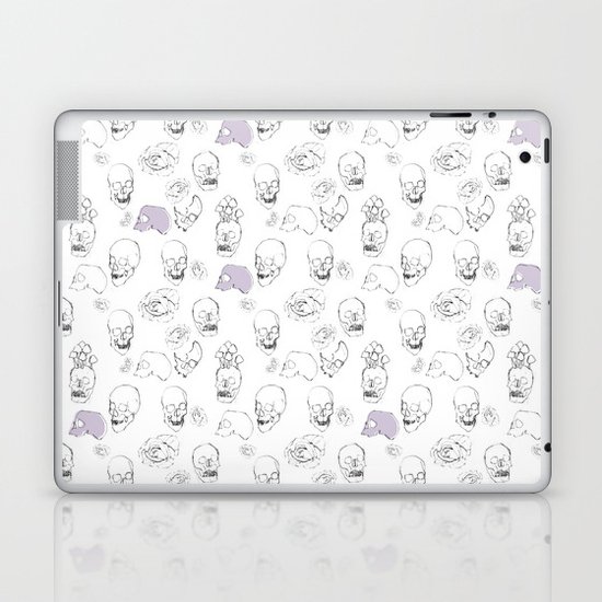 Skulls and Roses Laptop & iPad Skin