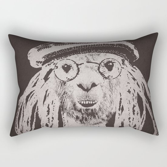 Funky Llama Rectangular Pillow