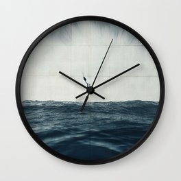 At Your Own Risk - Ocean Diver Wall Clock