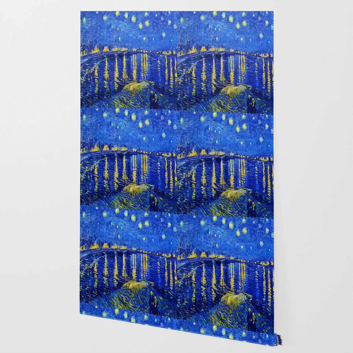Starry Night Over Rhone Wallpaper By Jjbzz Society6