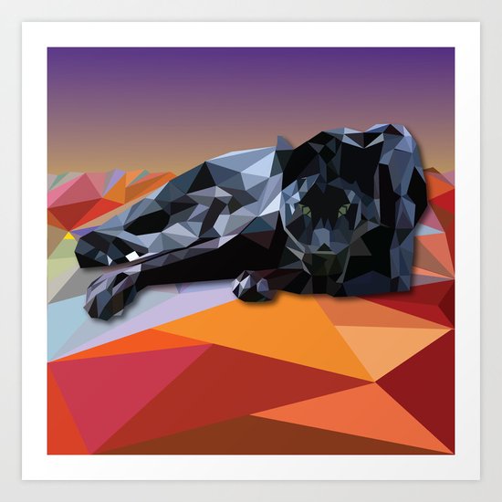 Black Panther Art Print