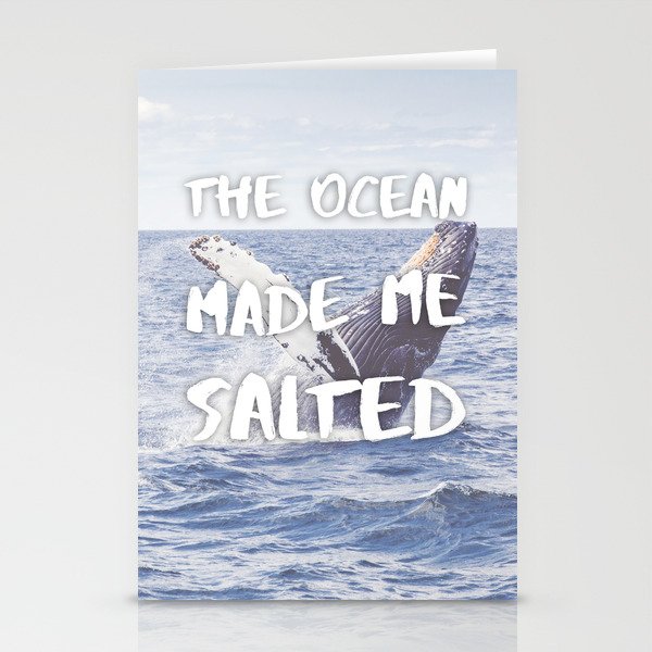 The Ocean Made Me Salted Stationery Cards