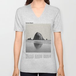 Cannon Beach V Neck T Shirt