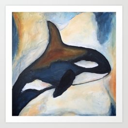 Orca Art Print