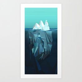 Iceberg Art Print