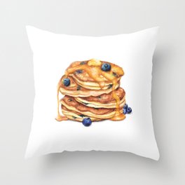 Pancake Stack - Breakfast Food Throw Pillow