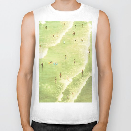 Let's Go Swimming Biker Tank