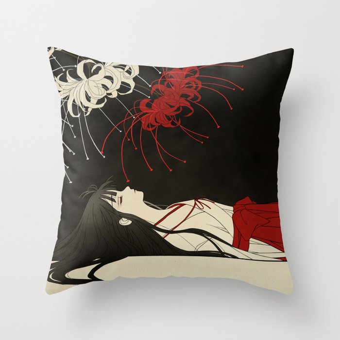 untitled death Throw Pillow