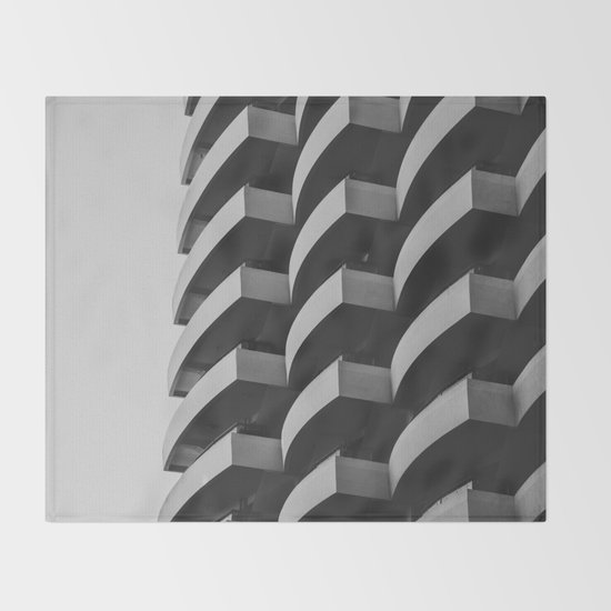 Fascinating Facade Throw Blanket