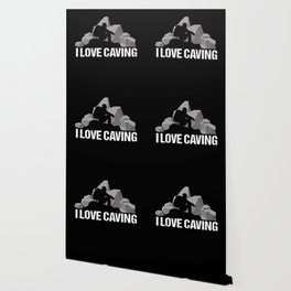 I Love Caving Legend Cave Speleology Wallpaper