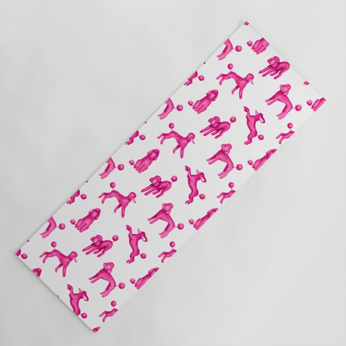 Pink Poodles Yoga Mat