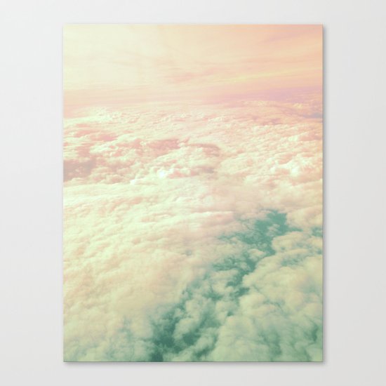 Raindbow Clouds Canvas Print