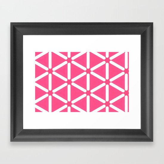 Wildeman Pink Framed Art Print