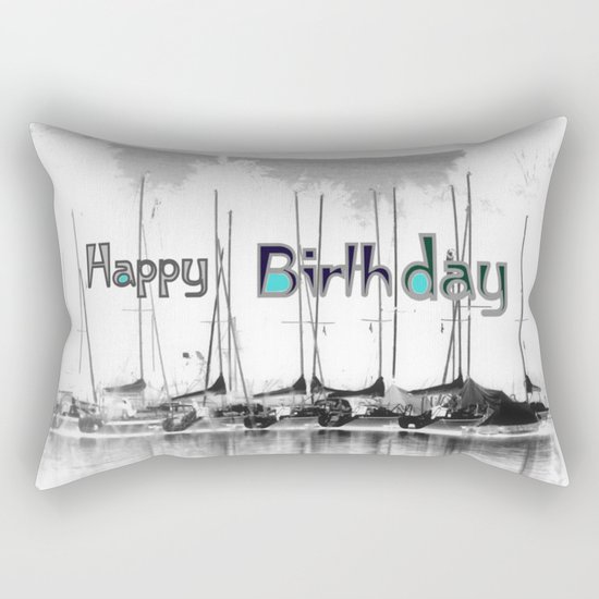Happy Birthday Rectangular Pillow
