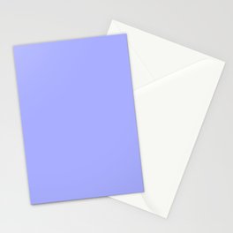 Pastel Periwinkle Blue Stationery Card