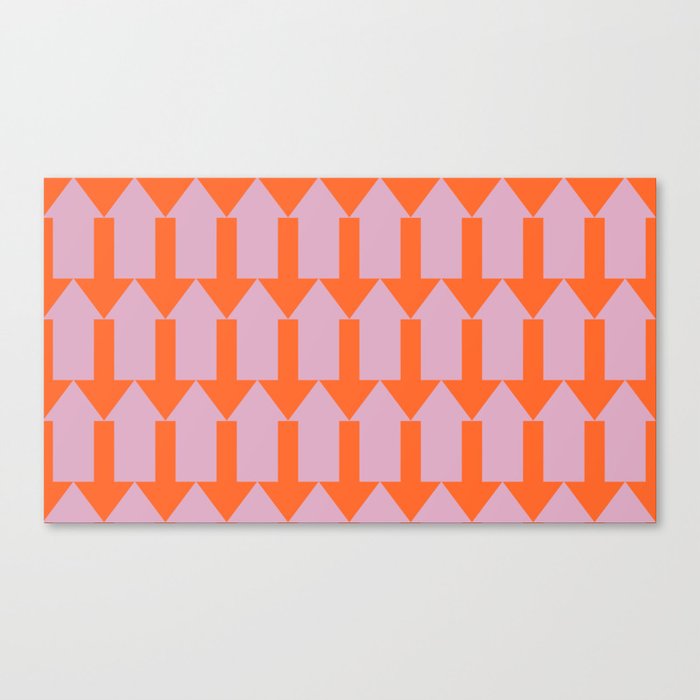 Abstract Arrow Pattern Canvas Print