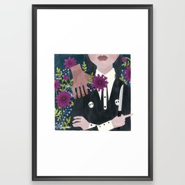Wednesday and her thing Framed Art Print